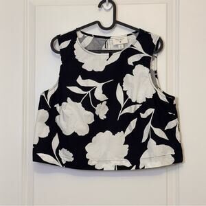 Kate Spade Monochrome Floral Top